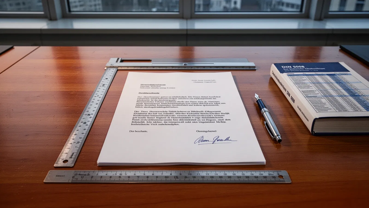 Deutsche Geschäftsbriefe: DIN 5008 und Pflichtangaben 2026 - Foto: über boerse-global.de