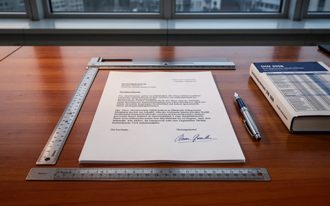 Deutsche Geschäftsbriefe: DIN 5008 und Pflichtangaben 2026 - Foto: über boerse-global.de