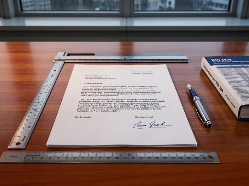 Deutsche Geschäftsbriefe: DIN 5008 und Pflichtangaben 2026 - Foto: über boerse-global.de