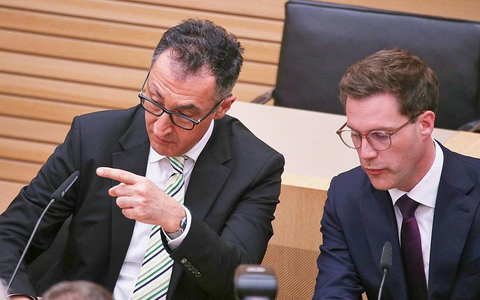 Cem Özdemir und Manuel Hagel am 08.03.2026 - Foto: via dts Nachrichtenagentur