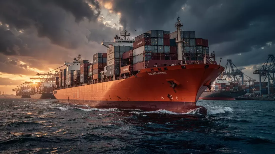 Containerschifffahrt 2026: Rekordflotte trifft auf chaotische Routen - Bild: über boerse-global.de