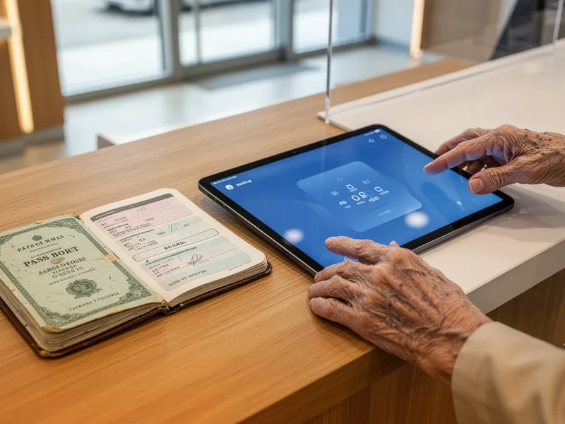 Banken schließen Papier-Konten und setzen auf digitale Seniorenhilfe - Foto: über boerse-global.de