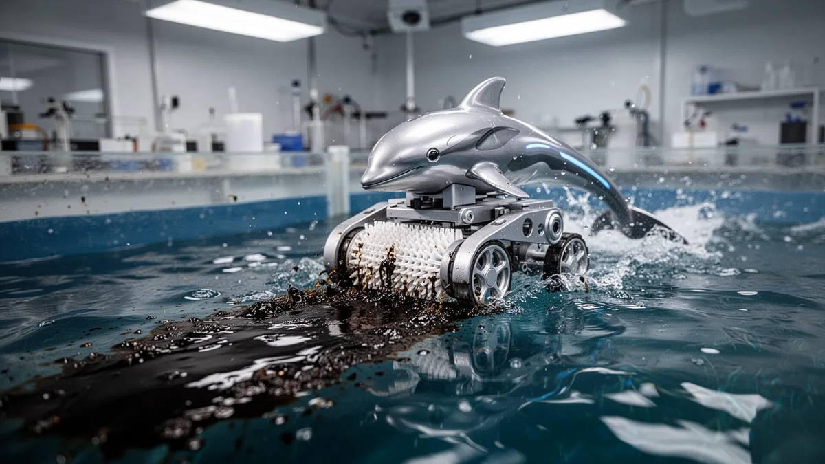 Electronic Dolphin: Roboter soll Ölteppiche umweltfreundlich beseitigen - Foto: über boerse-global.de