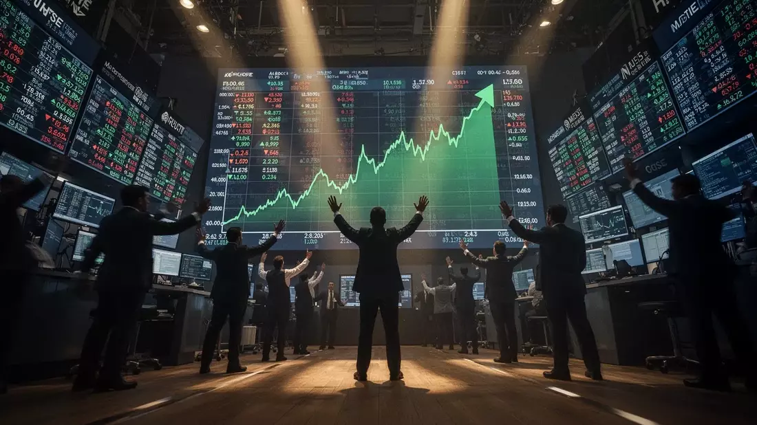 Dow Jones: Spektakuläre Wende - Bild: über boerse-global.de