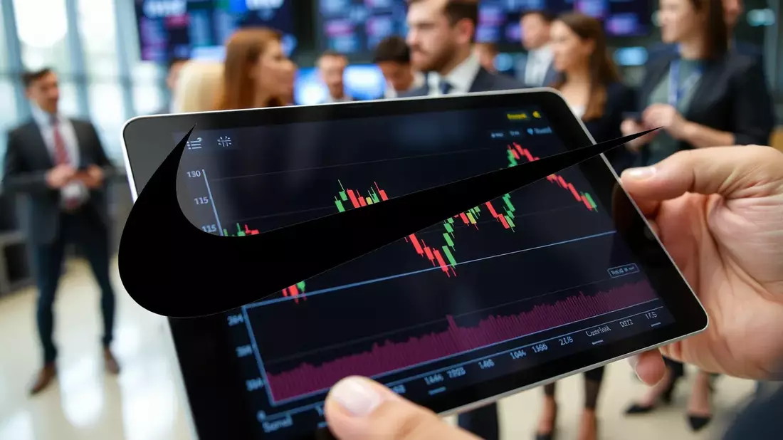 Nike Shares Continue Their Descent Amid Restructuring Challenges Illustration mit AI erstellt übermittelt durch boerse-global.de