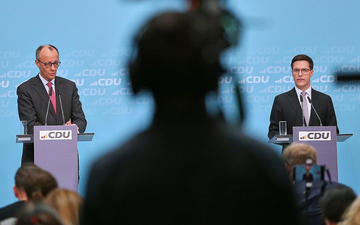 Friedrich Merz und Manuel Hagel am 09.03.2026 - Foto: via dts Nachrichtenagentur