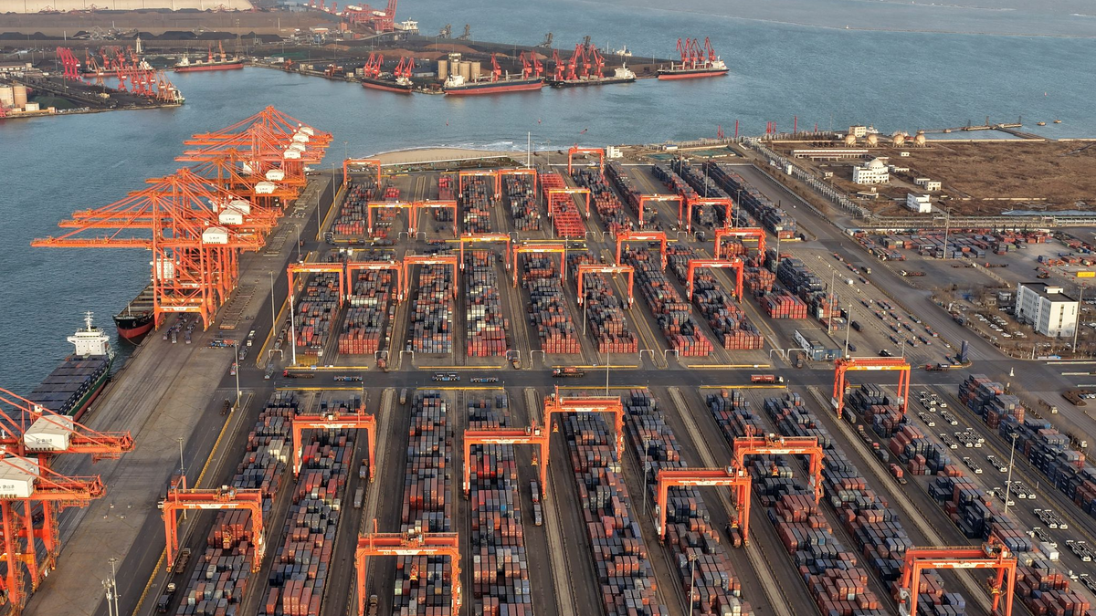 Chinas Wirtschaft hängt stark vom Export ab. (Symbolbild)  - Foto: Yang Shiyao/XinHua/dpa