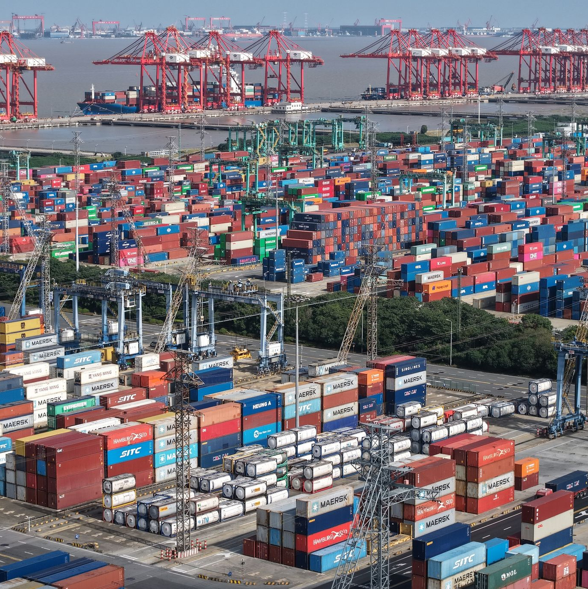 Chinas Wirtschaft hängt stark vom Export ab.  - Foto: Uncredited/CHINATOPIX/AP/dpa