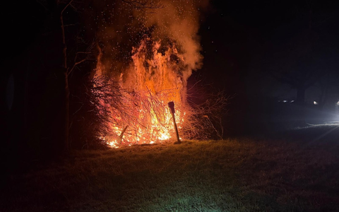 POL-WHV: Brand von Grünschnitt auf Grundstück in der Karl-Nieraad-Straße - Foto: presseportal.de