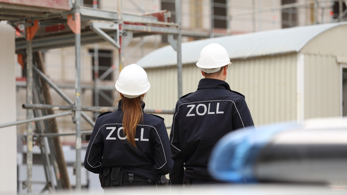 GZD: Zoll überprüft das Baugewerbe - bundesweite Schwerpunktprüfung - Foto: presseportal.de
