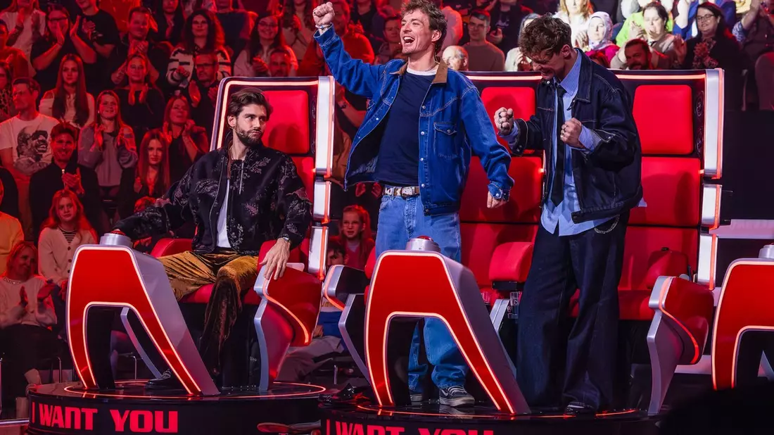 Alvaro Soler Roman Lochmann Heiko Lochmann The Voice Kids - Bild: Joyn/Richard Hübner, presseportal.de