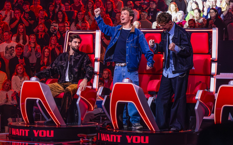 Alvaro Soler Roman Lochmann Heiko Lochmann The Voice Kids - Foto: Joyn/Richard Hübner, presseportal.de
