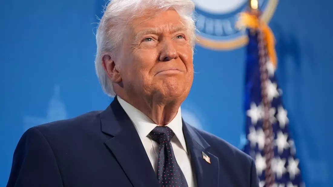 Mischte sich in den Fall auch ein: US-Präsident Donald Trump. (Archivbild) - Bild: Mark Schiefelbein/AP/dpa
