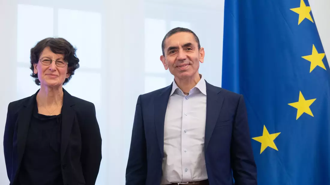 Ugur Sahin und Özlem Türeci hatten das Unternehmen Biontech gegründet. (Archivbild) - Bild: Boris Roessler/dpa