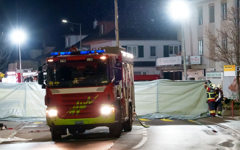 Bei dem Brand kamen nach Polizeiangaben sechs Menschen ums Leben. - Foto: Laurent Merlet/KEYSTONE/dpa