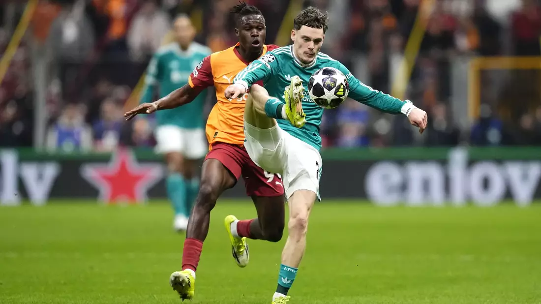 Florian Wirtz stand für Liverpool in der Anfangself gegen Galatasaray. - Bild: Nick Potts/PA Wire/dpa