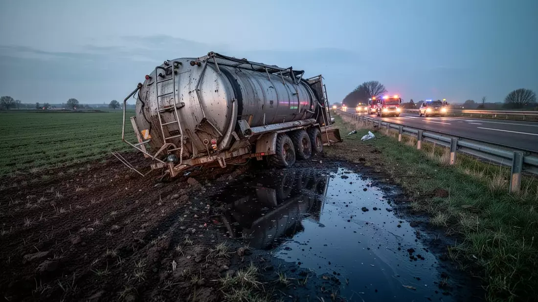Gülle-Unfall in Krautheim setzt 20.000 Liter Giftstoffe frei - Bild: über boerse-global.de