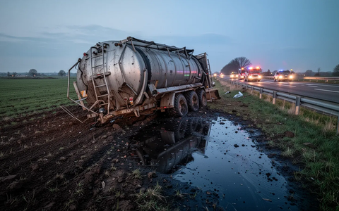 Gülle-Unfall in Krautheim setzt 20.000 Liter Giftstoffe frei - Foto: über boerse-global.de
