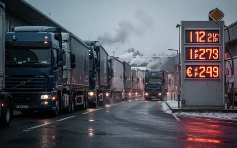 Deutsche Logistikbranche vor Kollaps durch Dieselpreis-Explosion - Foto: über boerse-global.de