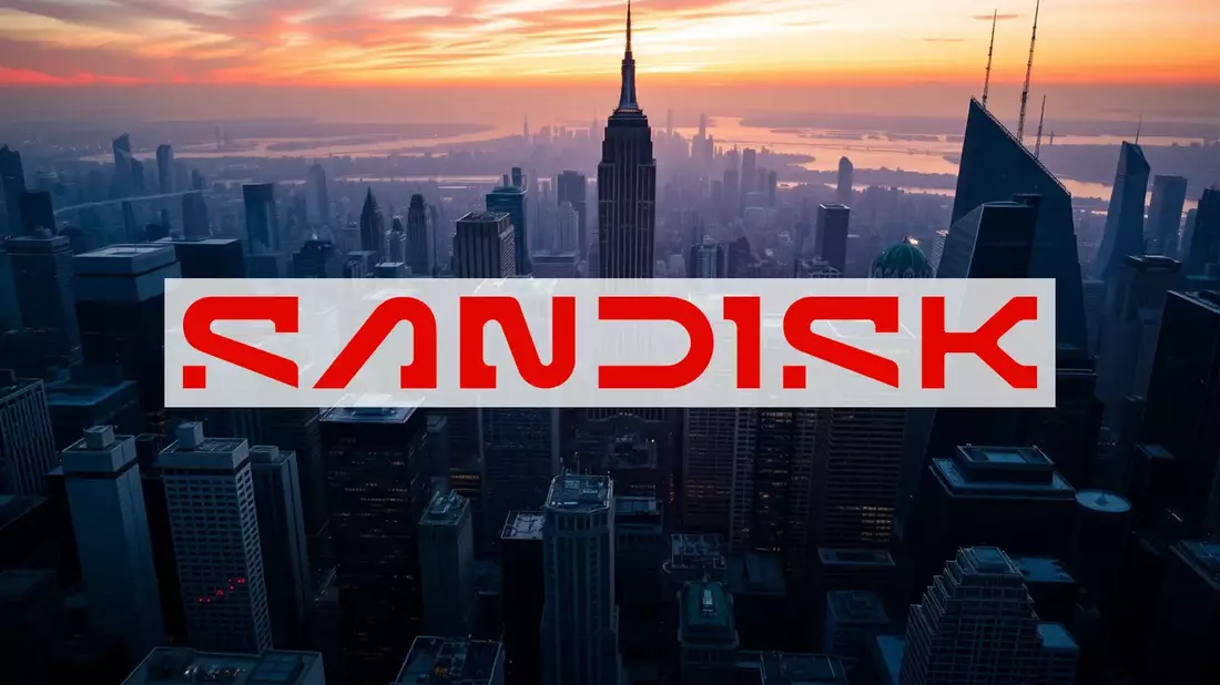 SanDisk Shares Surge on Exceptional Quarterly Performance and Favorable Market Dynamics Illustration mit AI erstellt übermittelt durch boerse-global.de
