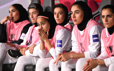 Das iranische Team hatte vor dem ersten Gruppenspiel bei der Nationalhymne geschwiegen.  - Foto: Dave Hunt/AAP/dpa