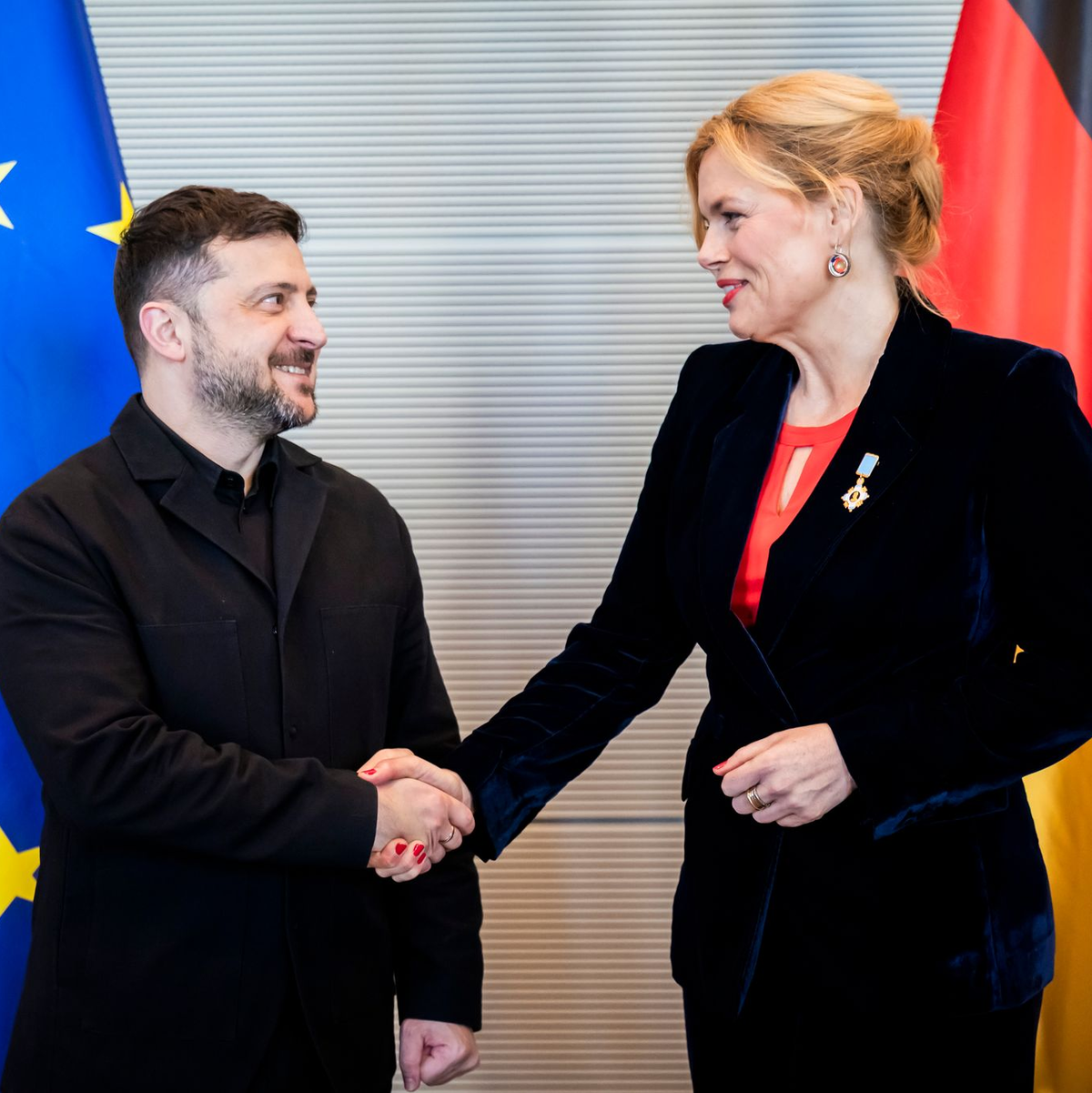 Im Dezember empfing Klöckner den ukrainischen Präsidenten im Bundestag. (Archivbild) - Foto: Christoph Soeder/dpa