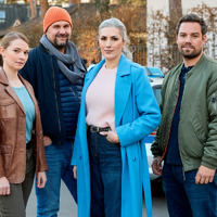 Dreharbeiten zu Seeland 3 mit Hayal Kaya und Julian Bayer - Foto: presseportal.de