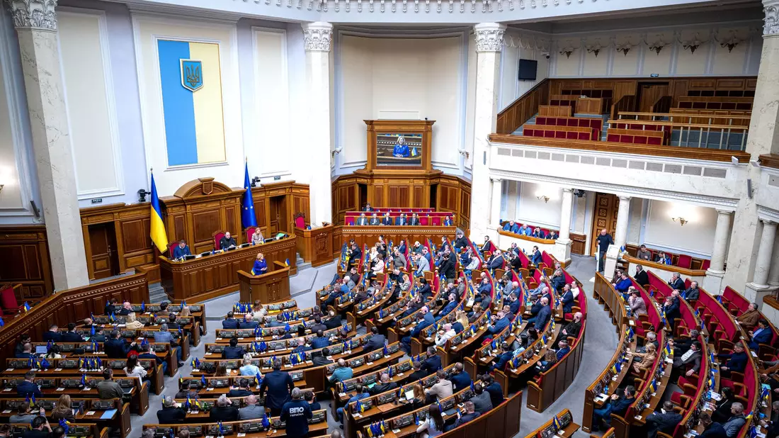 Rückblickend bedauerte Bundestagspräsidentin Julia Klöckner, dass Deutschland die Ukraine nicht von Anfang an stärker unterstützt hat. - Bild: Sina Schuldt/dpa