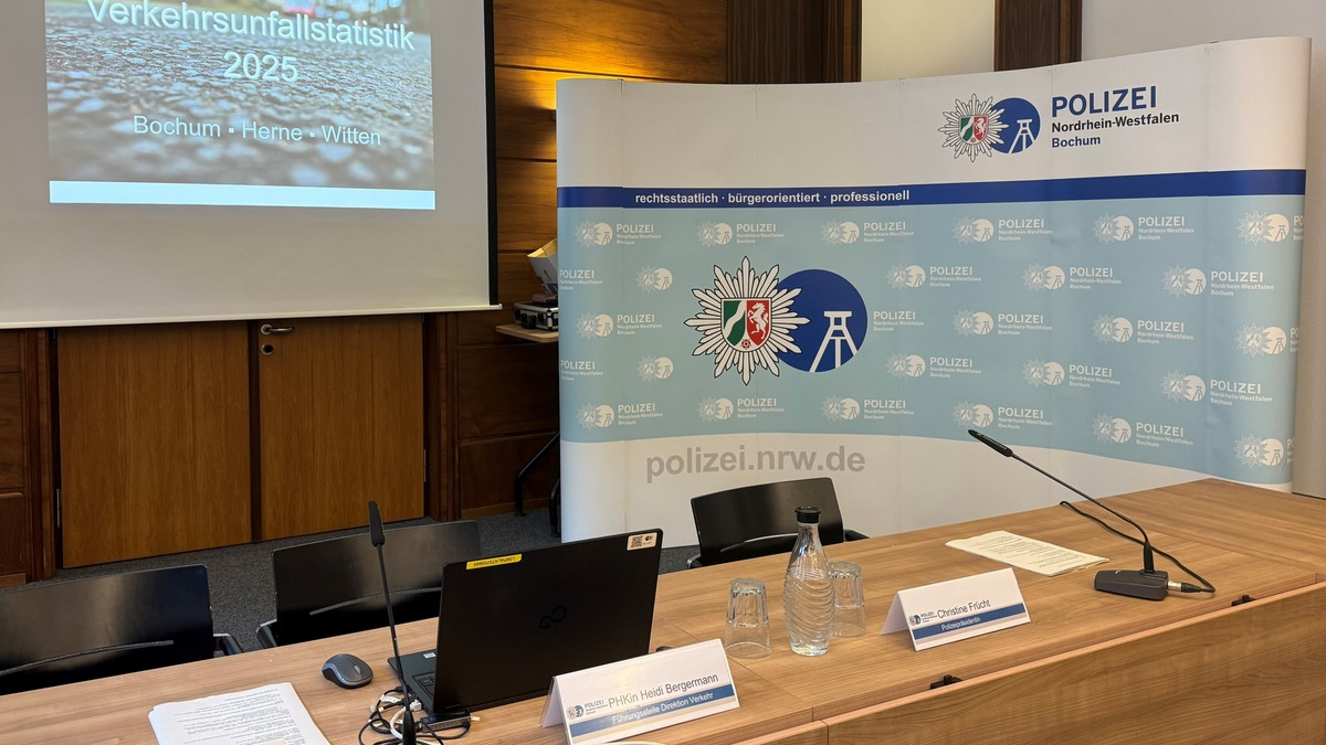 POL-BO: Polizeiliche Verkehrsunfallstatistik 2025 für Bochum, Herne und Witten - Foto: presseportal.de