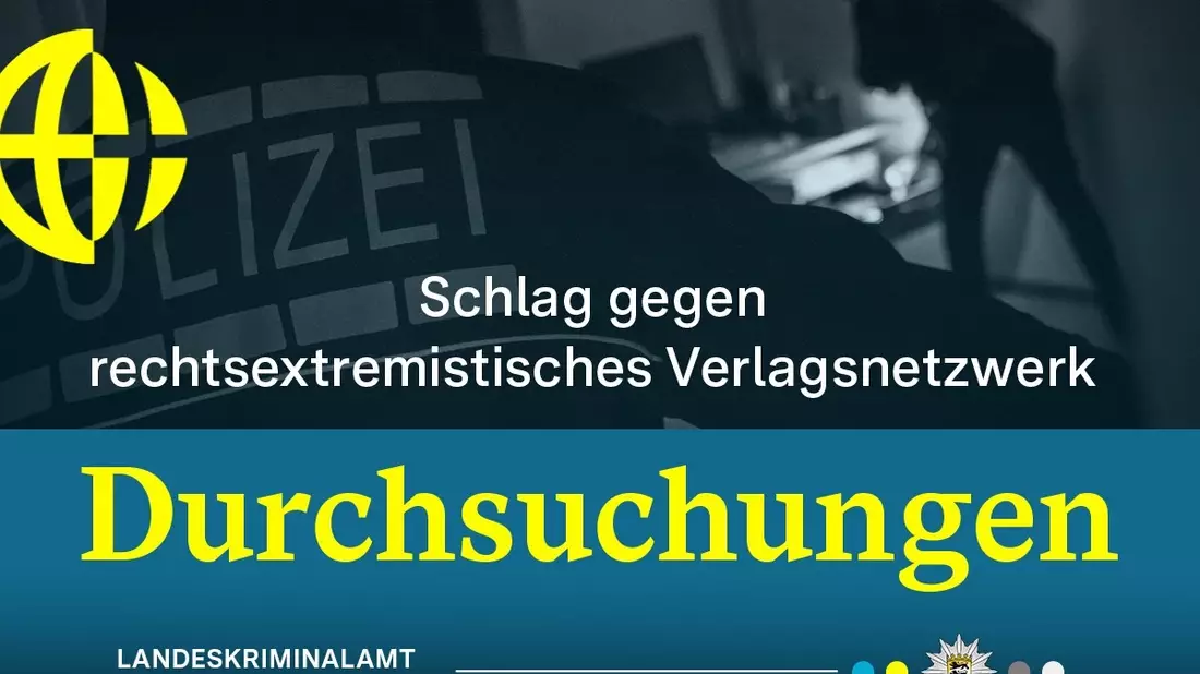LKA-BW: Staatsanwaltschaft Karlsruhe und LKA Baden-Württemberg ermitteln gegen rechtsextremistisches Verlagsnetzwerk: Durchsuchungen in Deutschland, Spanien und Polen - Bild: presseportal.de