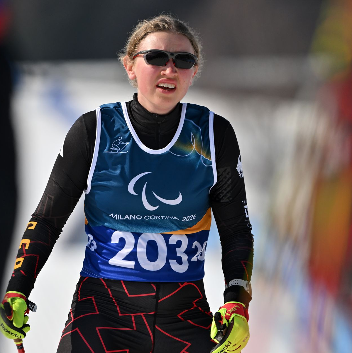 Leonie Walter gewinnt die Bronzemedaille. - Foto: Martin Schutt/dpa