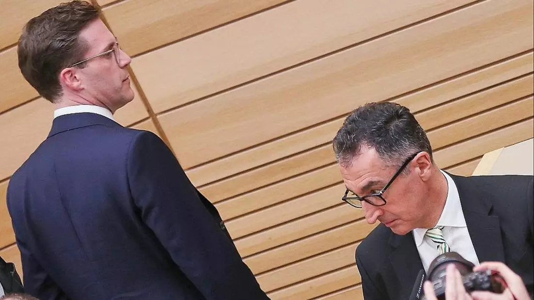 Manuel Hagel und Cem Özdemir am 08.03.2026 - Bild: via dts Nachrichtenagentur