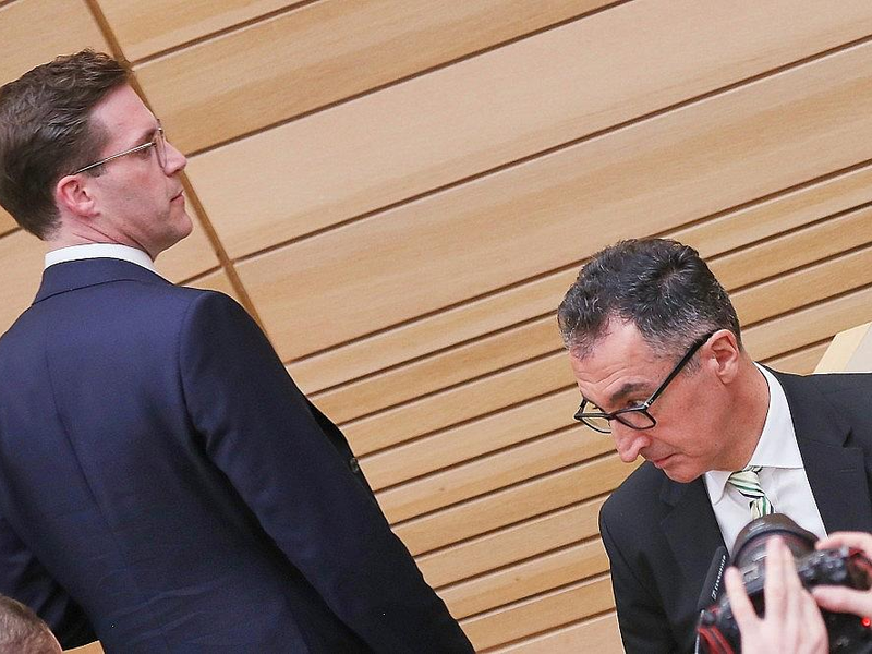 Manuel Hagel und Cem Özdemir am 08.03.2026 - Foto: via dts Nachrichtenagentur