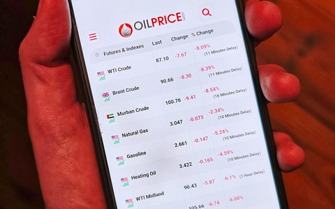 Ölpreise auf einem Smartphone (Archiv) - Foto: via dts Nachrichtenagentur