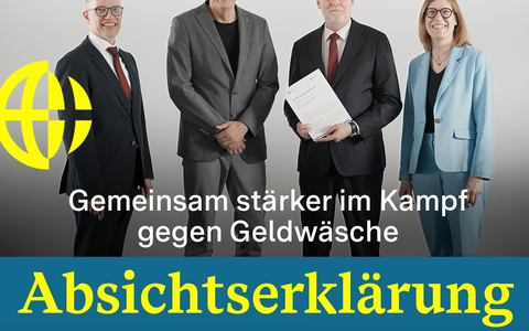 LKA-BW: Taskforce Finanzkriminalität Baden-Württemberg und Financial Intelligence Unit unterzeichnen gemeinsame Absichtserklärung - Foto: presseportal.de