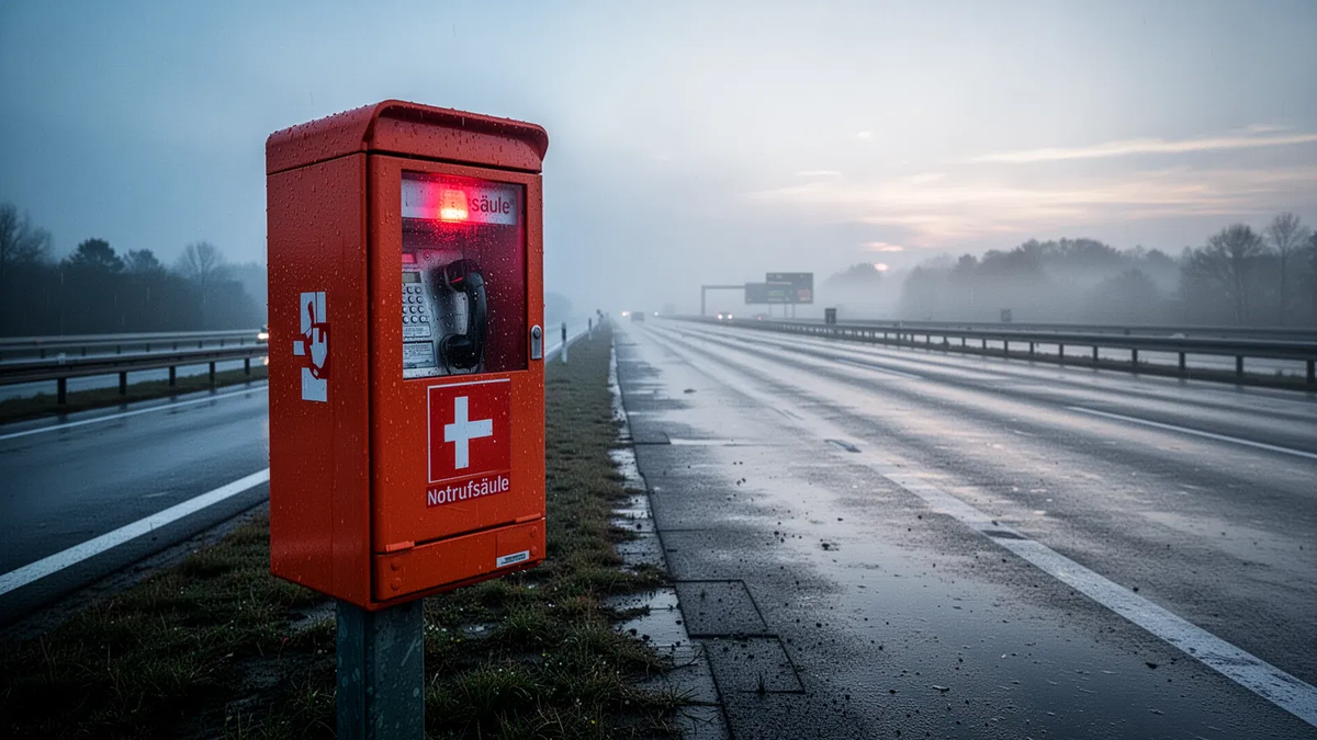 Notrufsäulen an Autobahnen nach bundesweitem Ausfall wieder einsatzbereit - Foto: über boerse-global.de