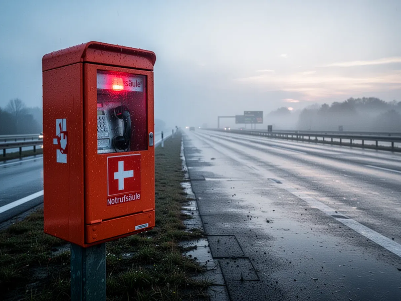 Notrufsäulen an Autobahnen nach bundesweitem Ausfall wieder einsatzbereit - Foto: über boerse-global.de