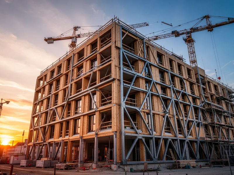 München feiert Richtfest für innovatives Holzhybrid-Gebäude - Foto: über boerse-global.de