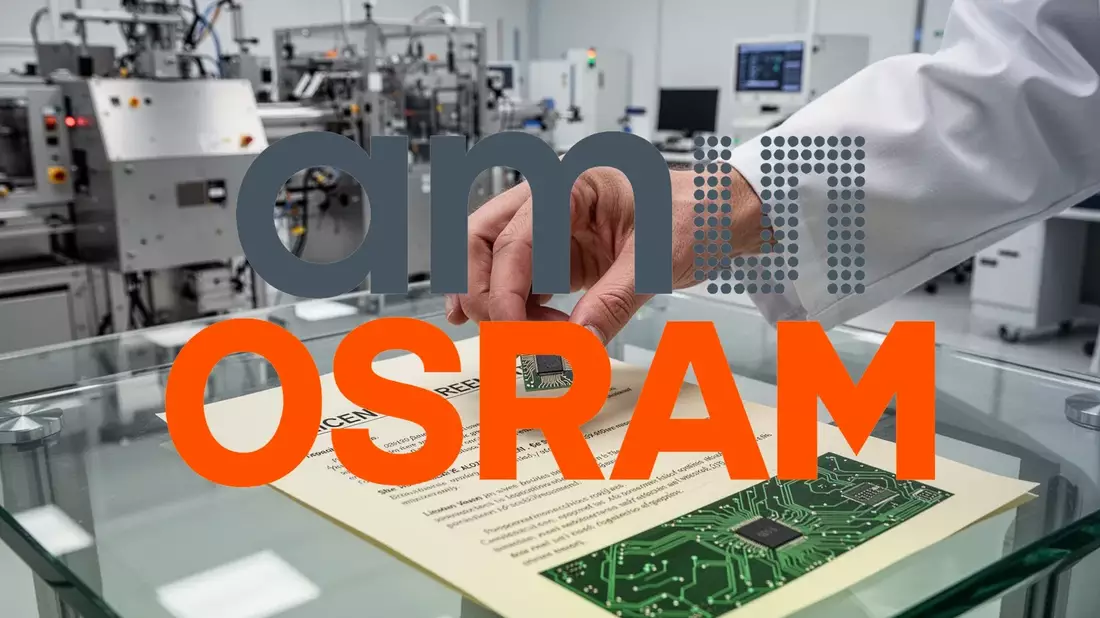 Ams Osram Aktie: Lizenz statt Produktion - Bild: über boerse-global.de