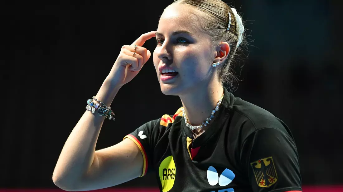 Tischtennis-Star Annett Kaufmann.  - Bild: Manfred Schillings/dpa