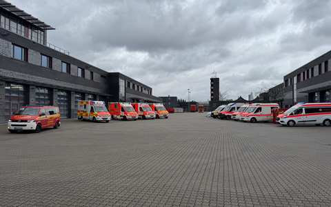 FW-MH: Überörtliche Hilfe bei Evakuierung in Duisburg - Foto: presseportal.de