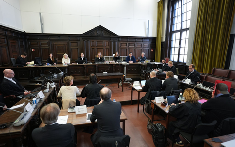 Im Prozess um die Entführung der Block-Kinder gibt es neben Christina Block sechs weitere Angeklagte.  - Foto: Marcus Brandt/Pool dpa/dpa