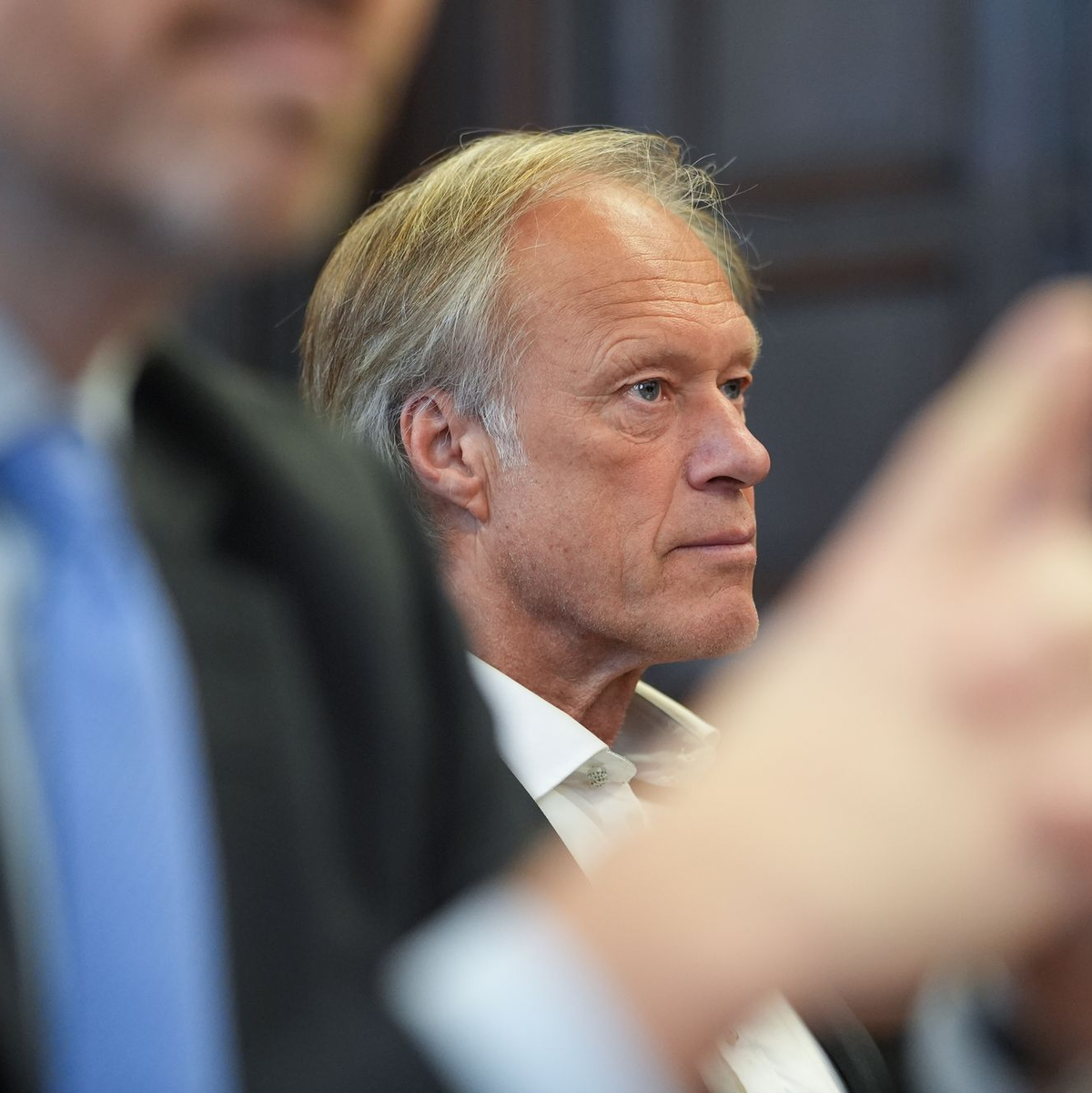 Christina Blocks Lebensgefährte Gerhard Delling telefonierte am Tag der Entführung der Block-Kinder mehrmals mit der Hamburger Polizei. - Foto: Marcus Brandt/Pool dpa/dpa