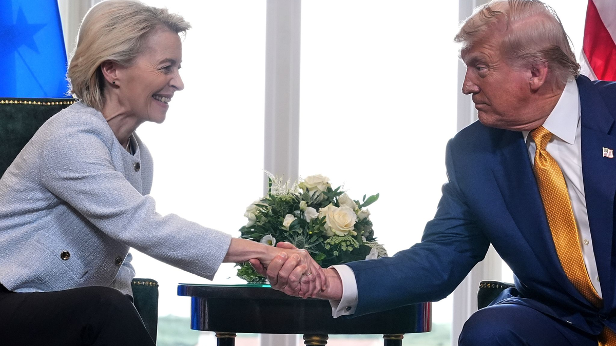 Wollen die USA Vereinbarungen aus dem vergangenen Sommer aufkündigen? Eine neue US-Untersuchung zu Überkapazitäten sorgt in der EU für Unruhe. (Archivbild) - Foto: Jacquelyn Martin/AP/dpa