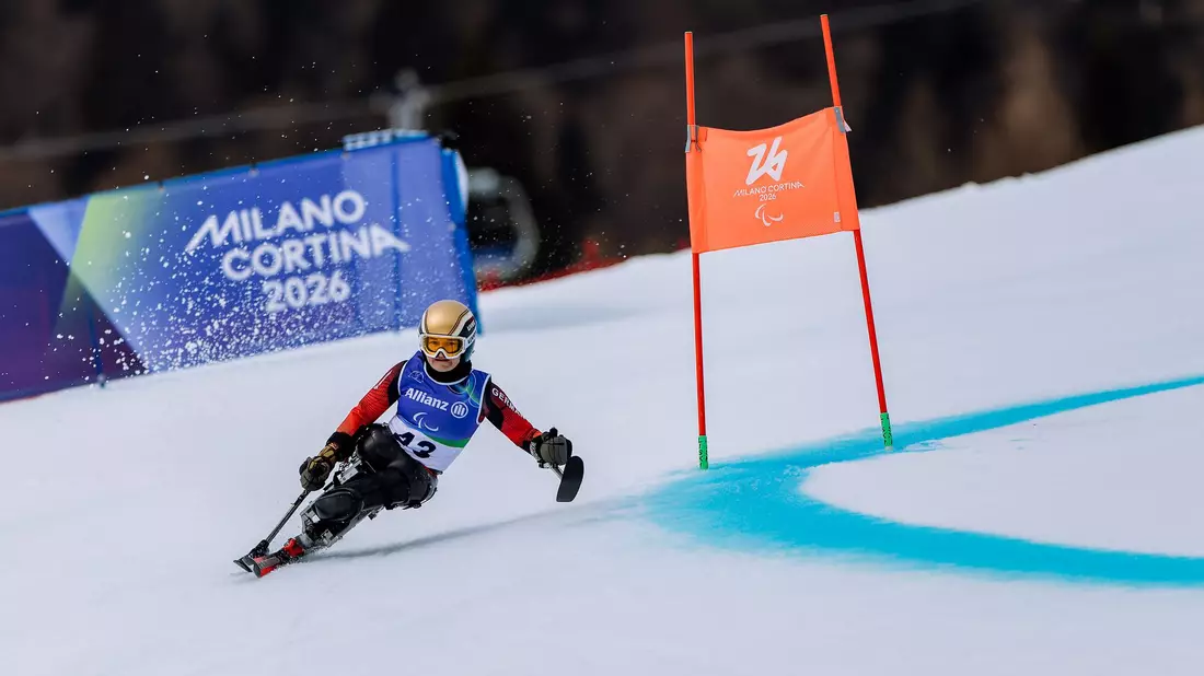 Schwungvoll zu Gold: Anna-Lena Forster. - Bild: Philipp von Ditfurth/dpa