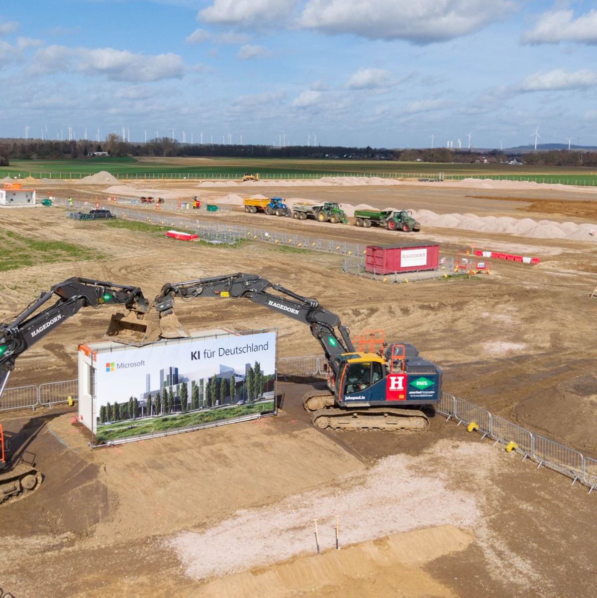 Das Areal in Bergheim ist riesig, im benachbarten Bedburg ist es noch größer. - Foto: Benjamin Westhoff/dpa
