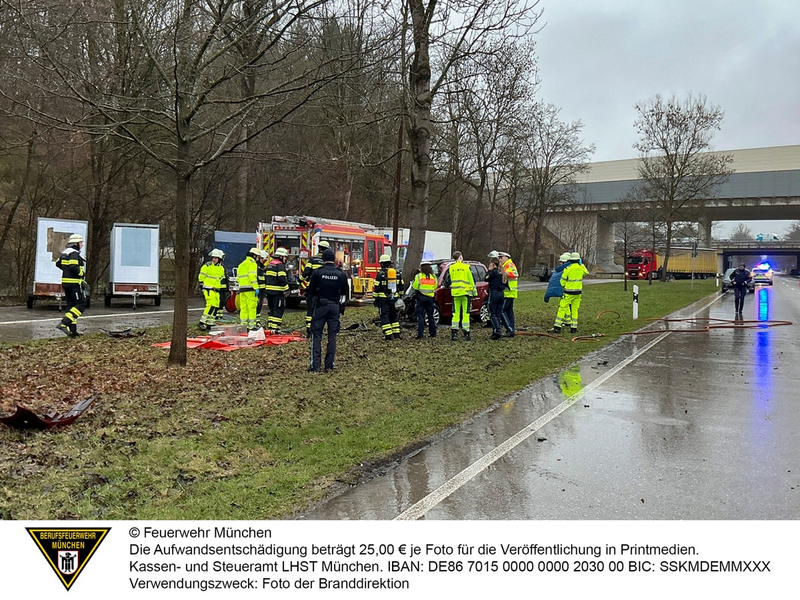 FW-M: Verkehrsunfall mit Todesfolge (Auensiedlung) - Foto: presseportal.de