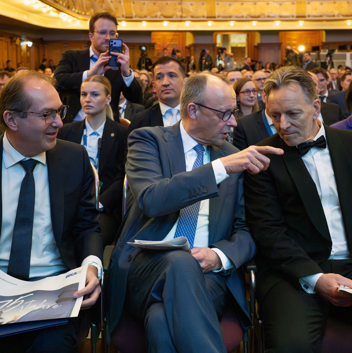 Das BKA feierte in Wiesbaden sein 75-jähriges Bestehen. - Foto: Soeren Stache/dpa