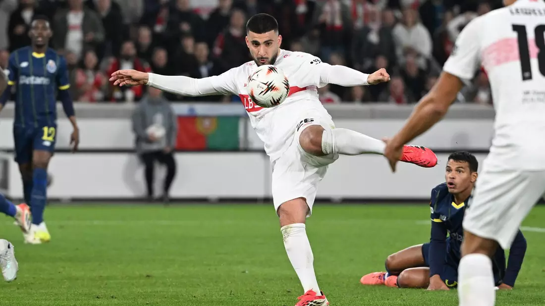 Undav traf sehenswert aus der Drehung zum 1:2. - Bild: Marijan Murat/dpa