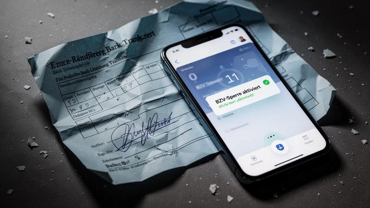 BZV-Sperre: So schützen Sie Ihr Konto vor Papier-Betrug - Foto: über boerse-global.de